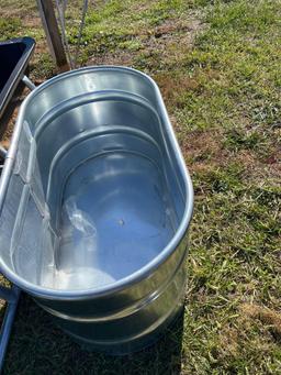 NEW Galvanized Water Trough