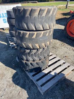 Quantity of 4 Caterpillar Tires