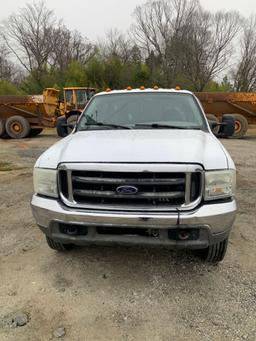 1999 FORD F550 Crew Cab Utility Truck