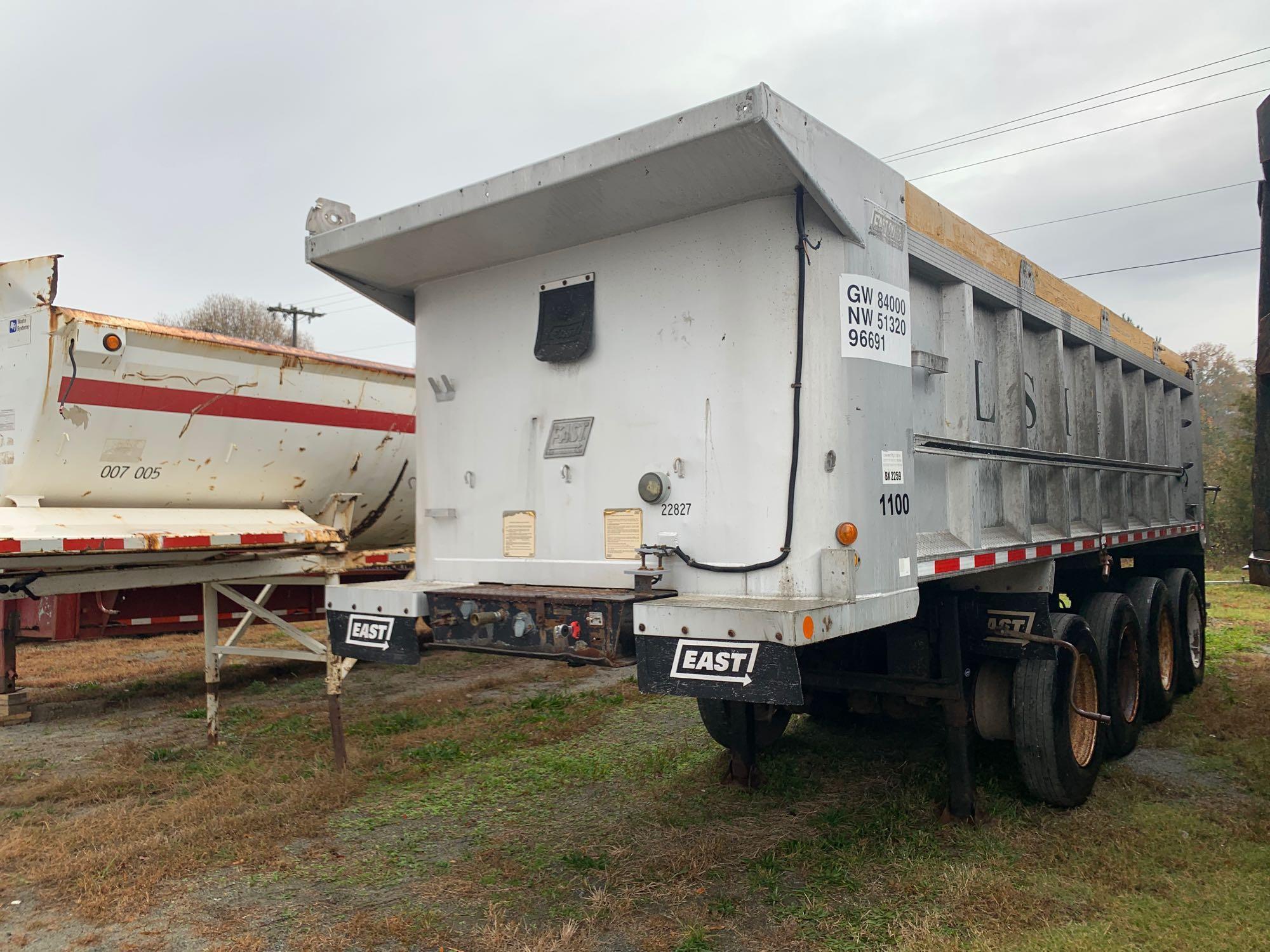 EAST 25FT Quad/A Dump Trailer