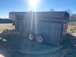 CM T/A Livestock Trailer