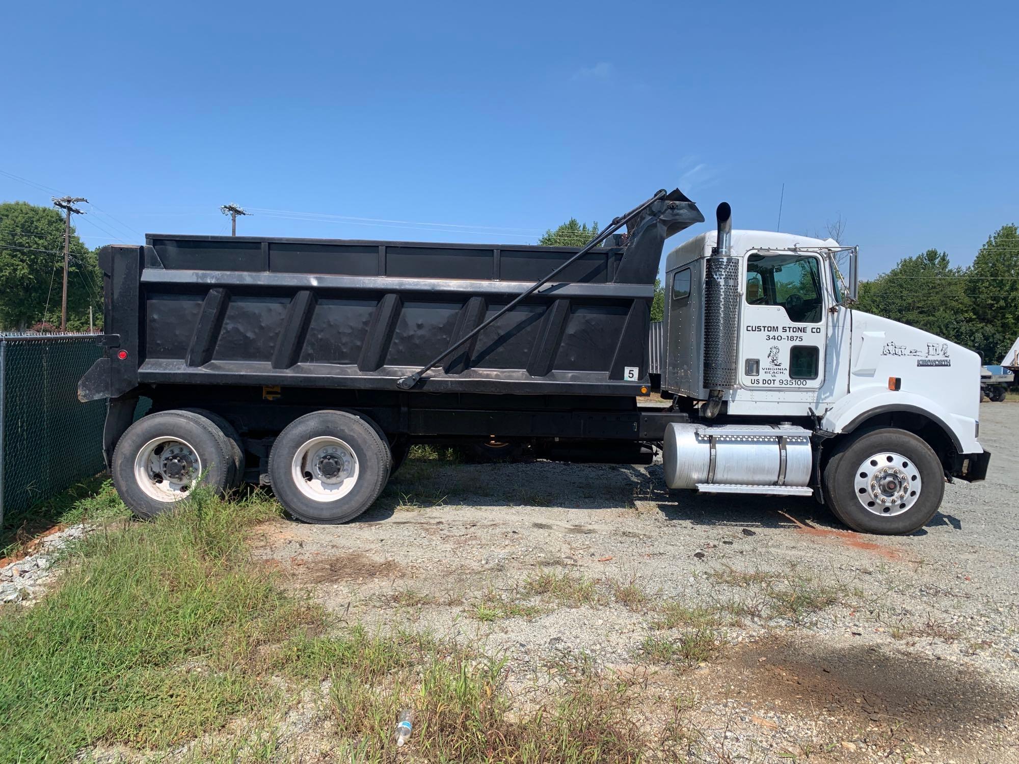 1999 KENWORTH T800 T/A DUMP TRUCK