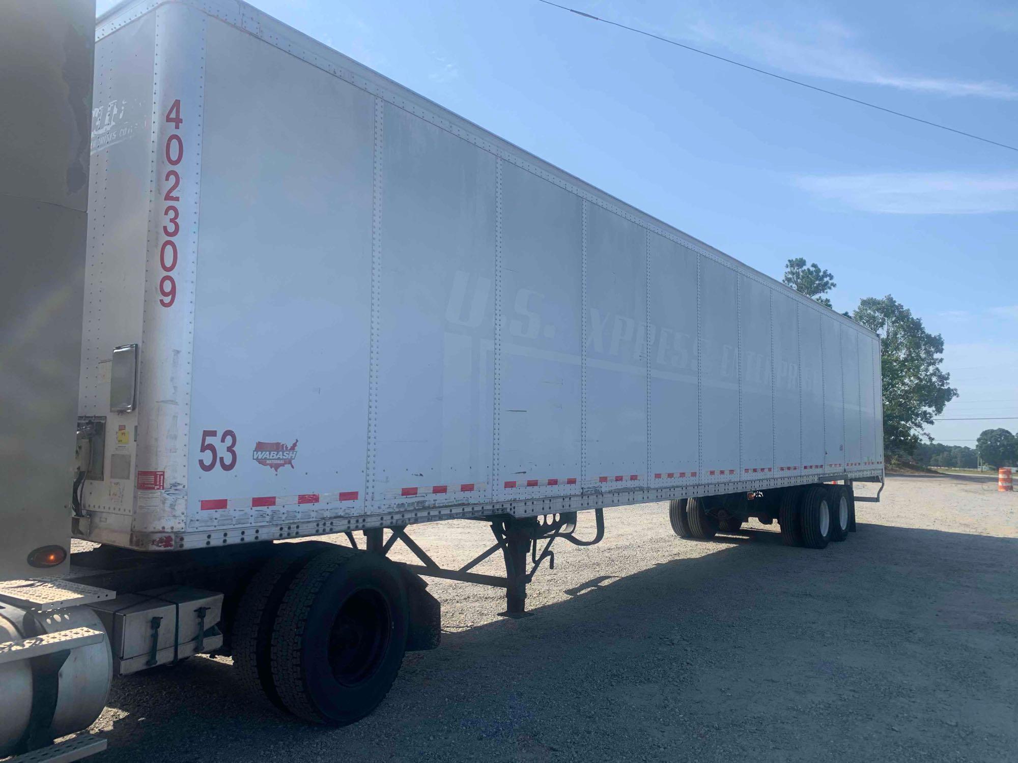 2004 WABASH 53FT T/A VAN TRAILER