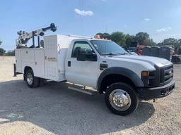 2010 FORD F550XL CRANE BODY MECHANICS TRUCK