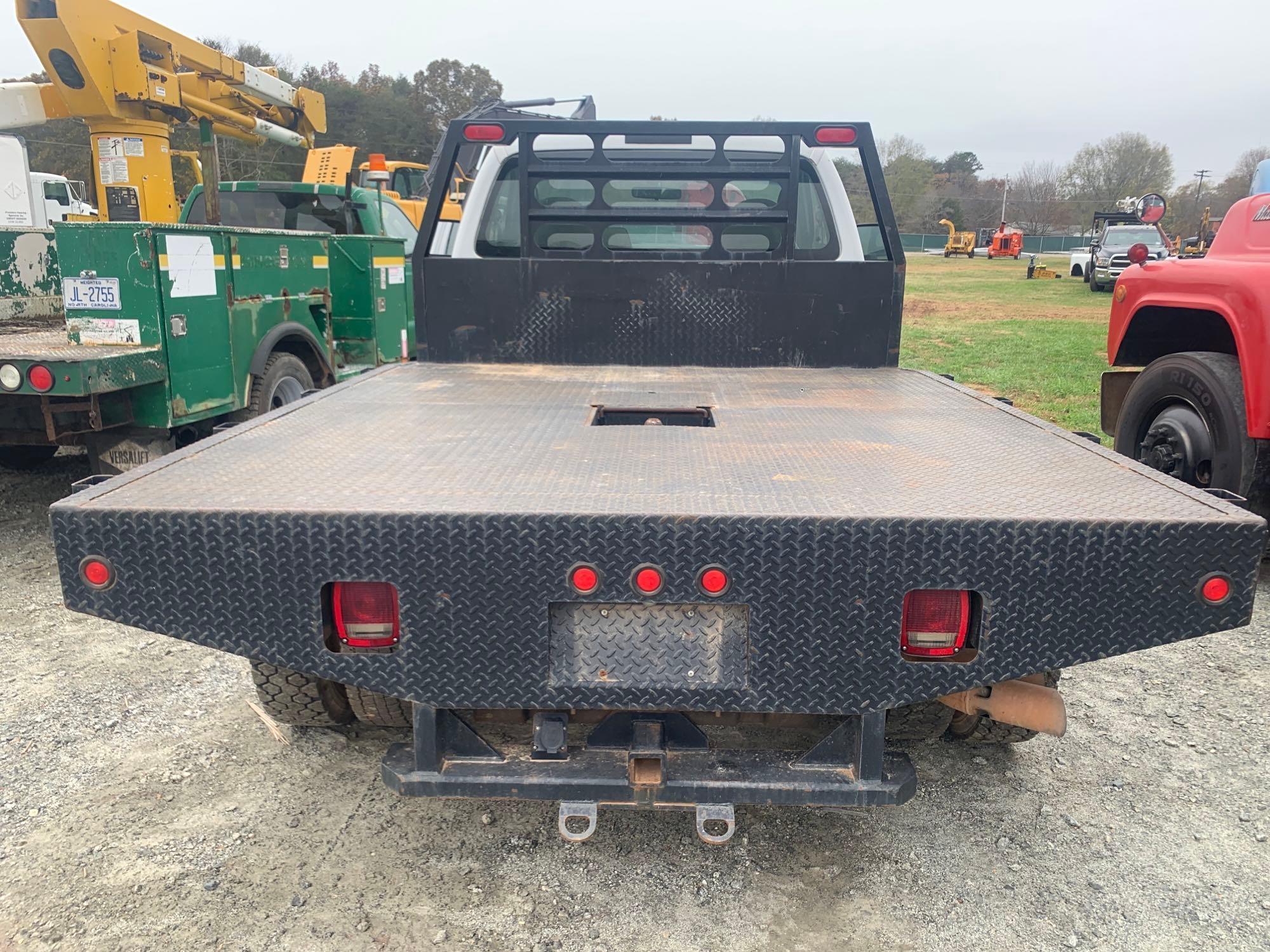 2008 FORD F550XL 4x4 FLATBED TRUCK