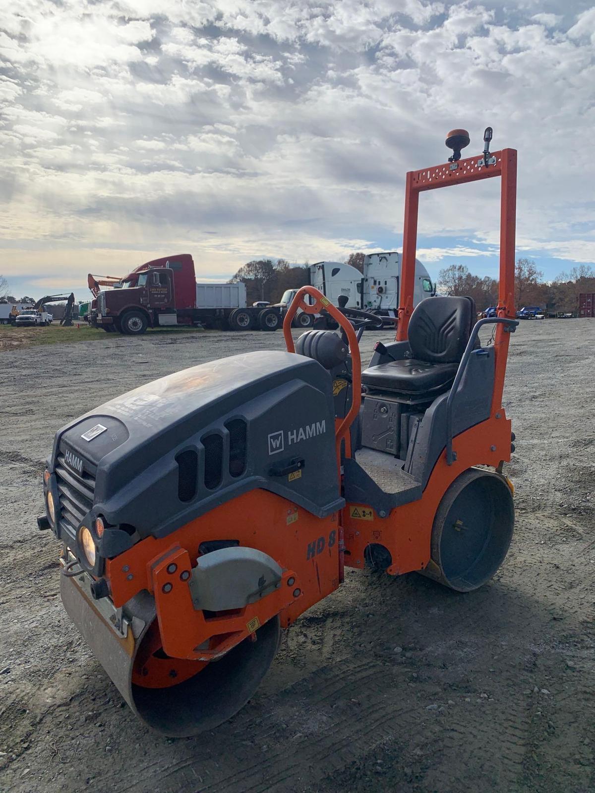 2019 HAMM HD8VV VIBRATORY TANDEM ROLLER