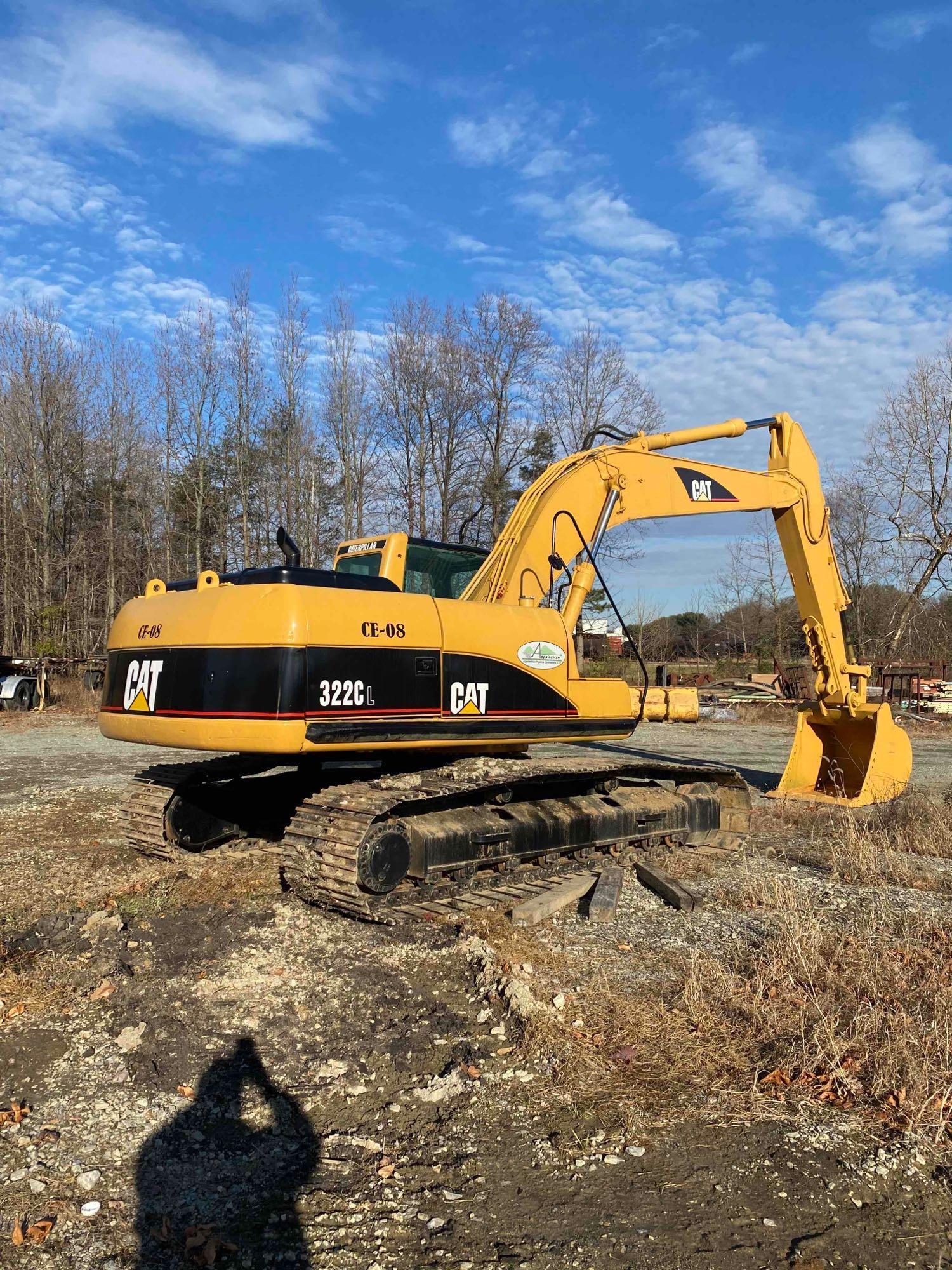 2004 CATERPILLAR 322CL HYDRAULIC EXCAVATOR