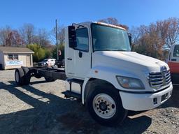 2008 HINO 268 S/A CAB AND CHASSIS TRUCK