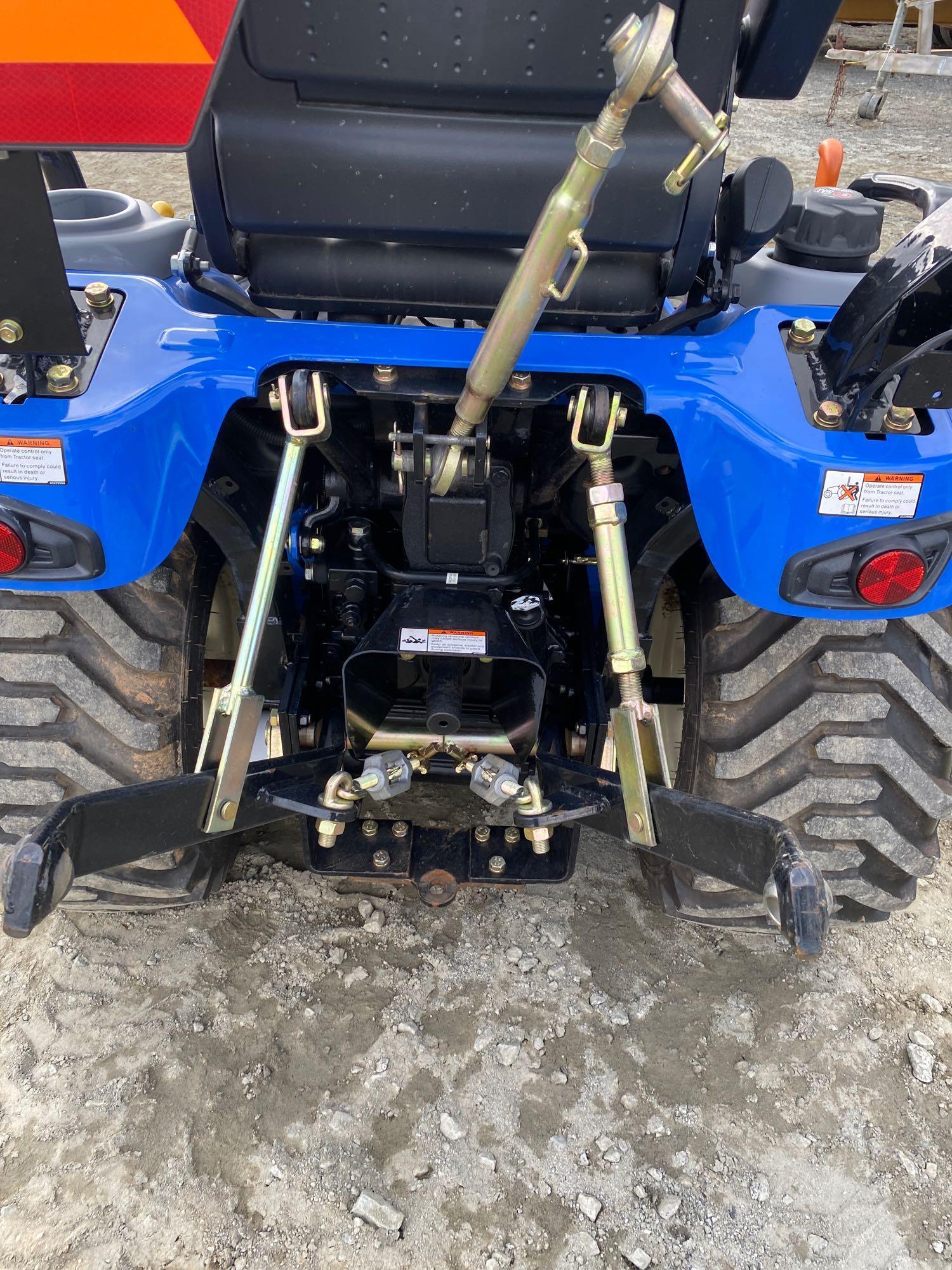 2018 NEW HOLLAND WORKMASTER 25S WITH 100LC LOADER