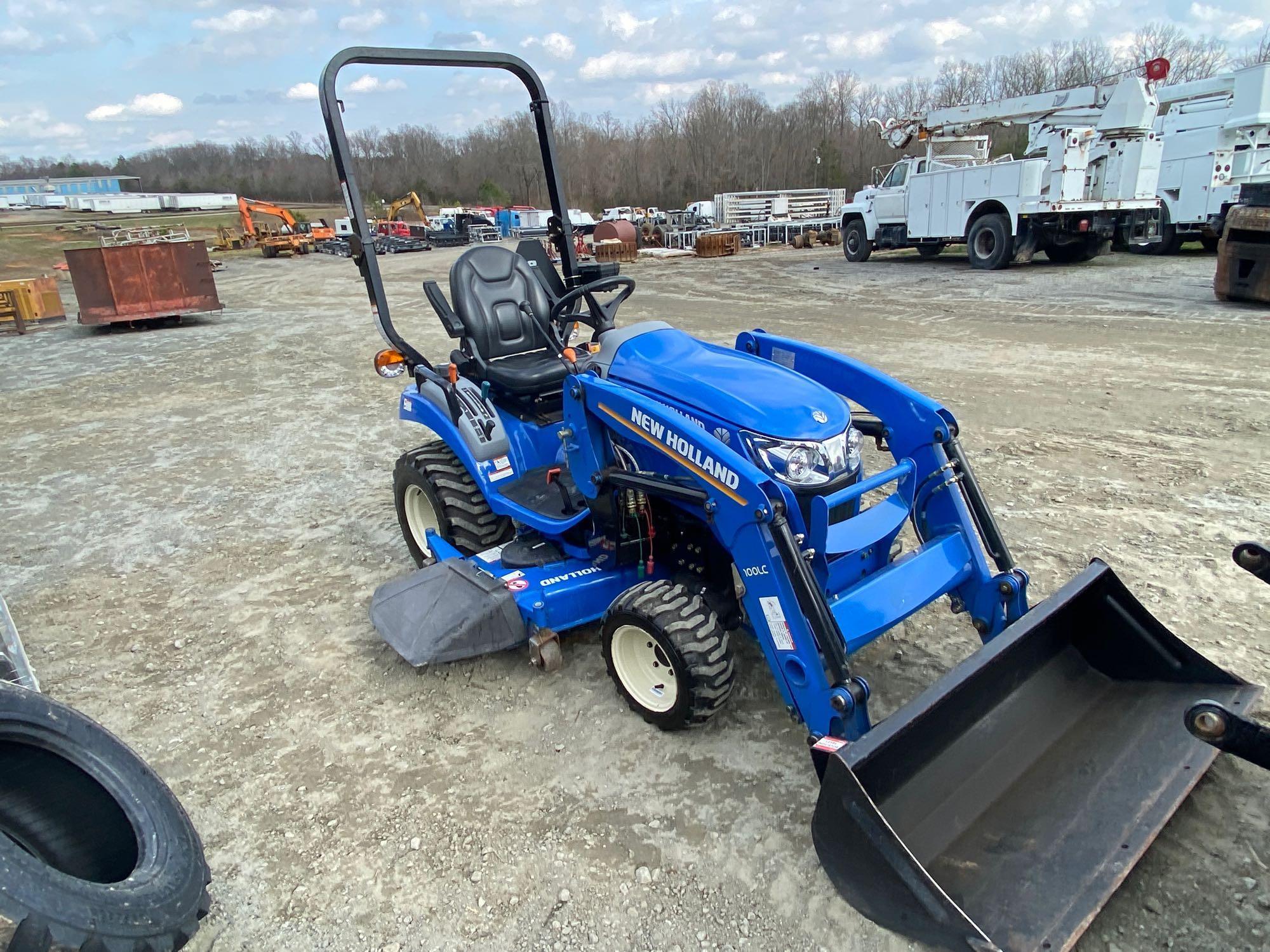 2018 NEW HOLLAND WORKMASTER 25S WITH 100LC LOADER