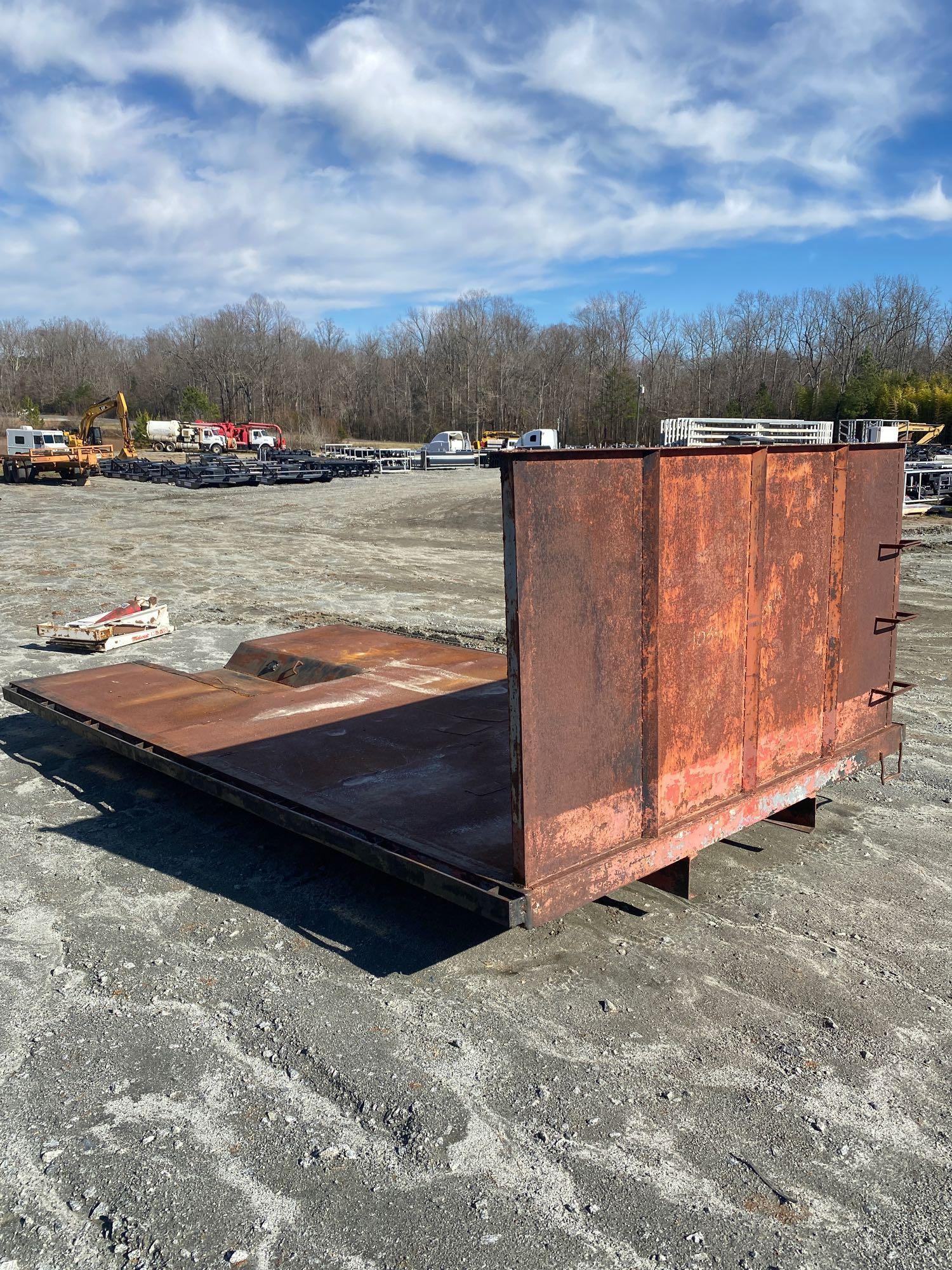 Steel 14FT Flatbed Truck Dump Body & Midwest M-7-10 Bed Lift Cylinder