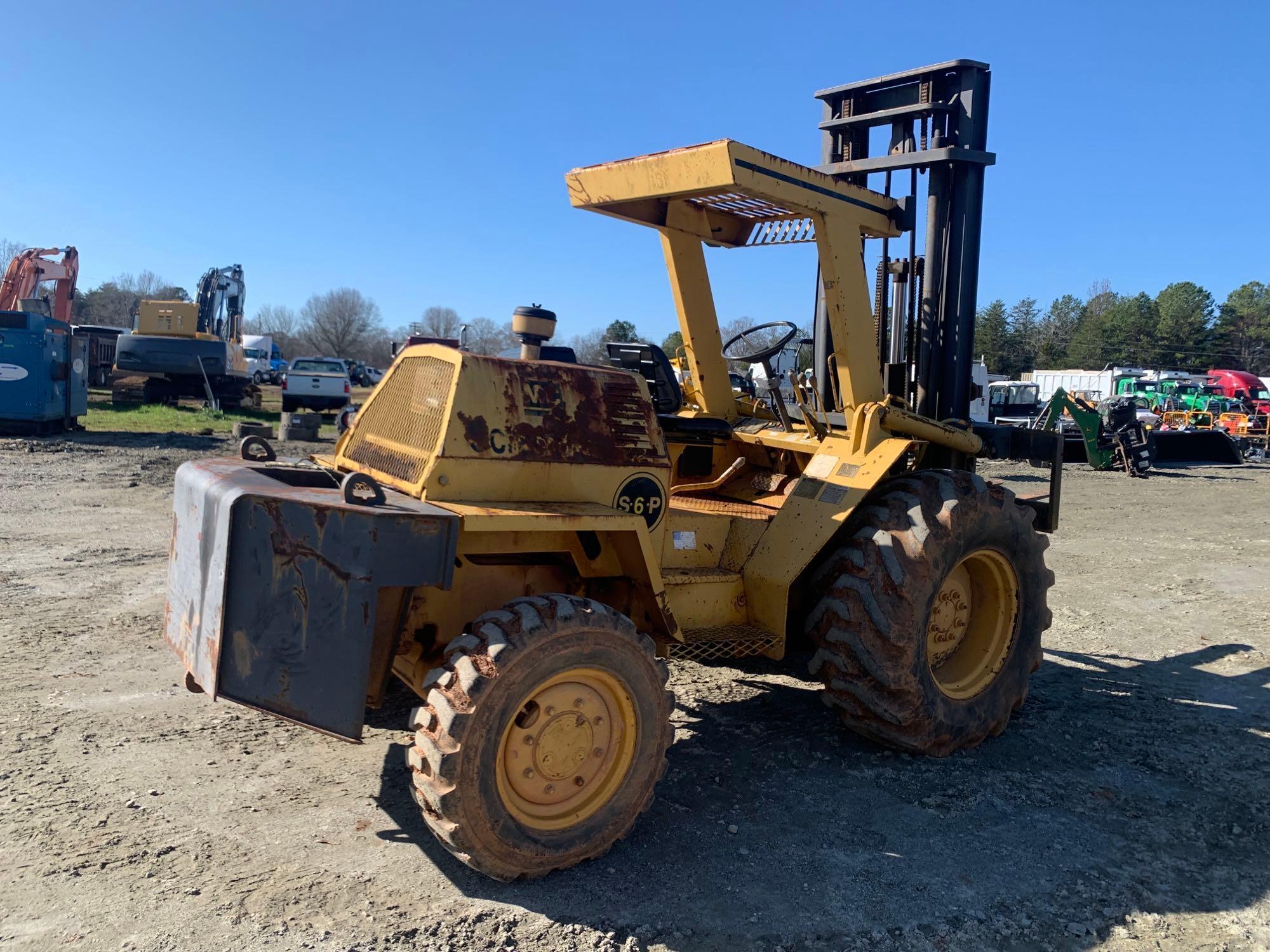 1999 MASTER CRAFT S.6PFW.9 6000 ALL TERRAIN FORKLIFT