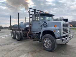 1974 FORD 9000 TRI/A LOG TRUCK