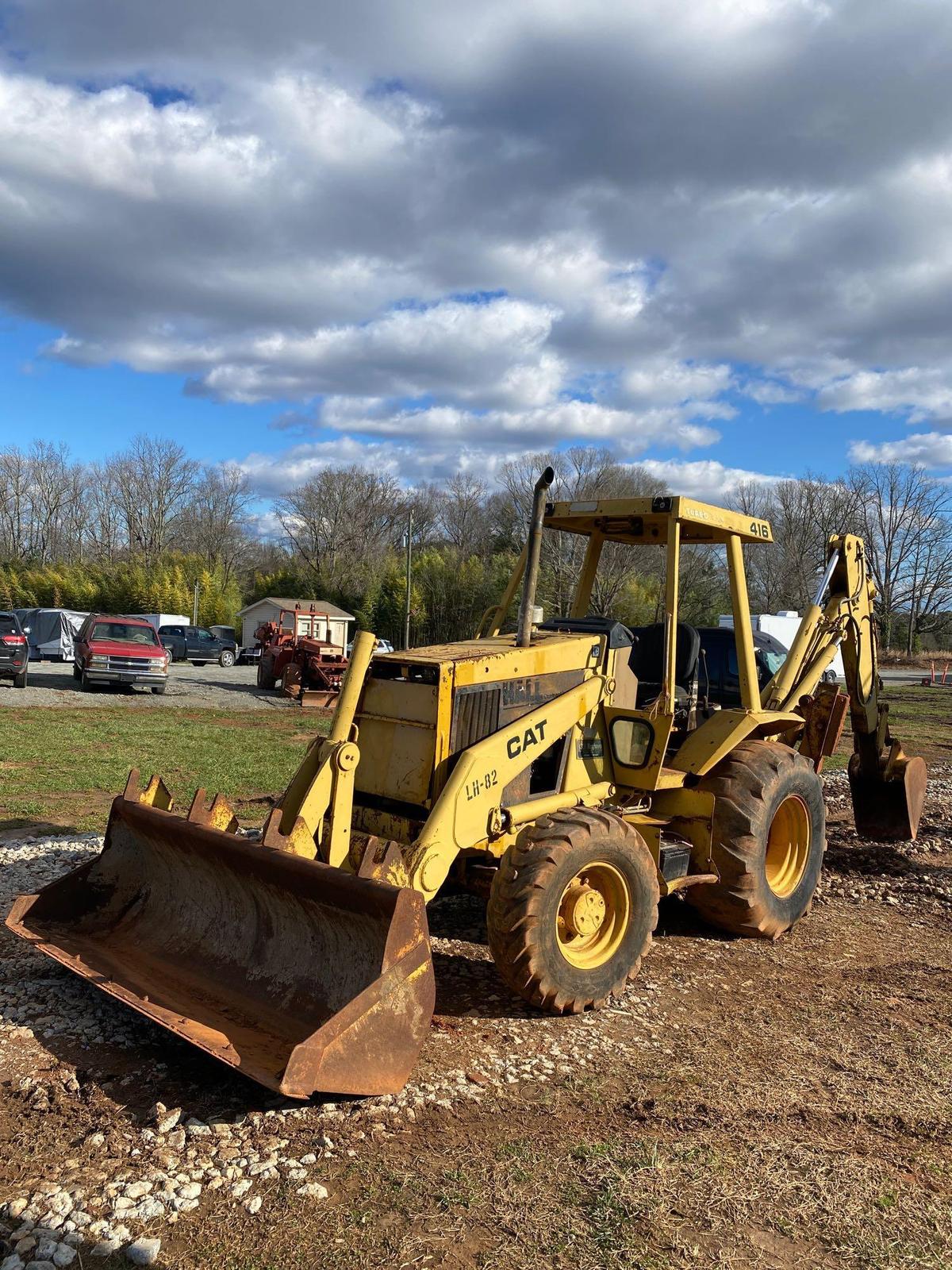 Caterpillar 416 TURBO 4x4 Loader Backhoe - SELLING ABSOLUTE