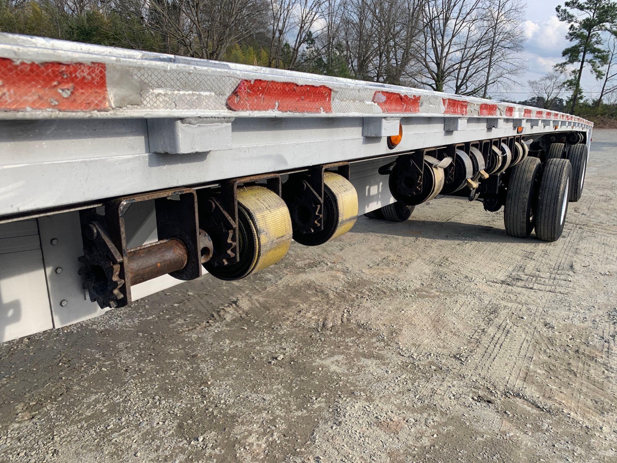 2000 REITNOUR 48FT SPREAD AXLE ALUMINUM FLATBED TRAILER