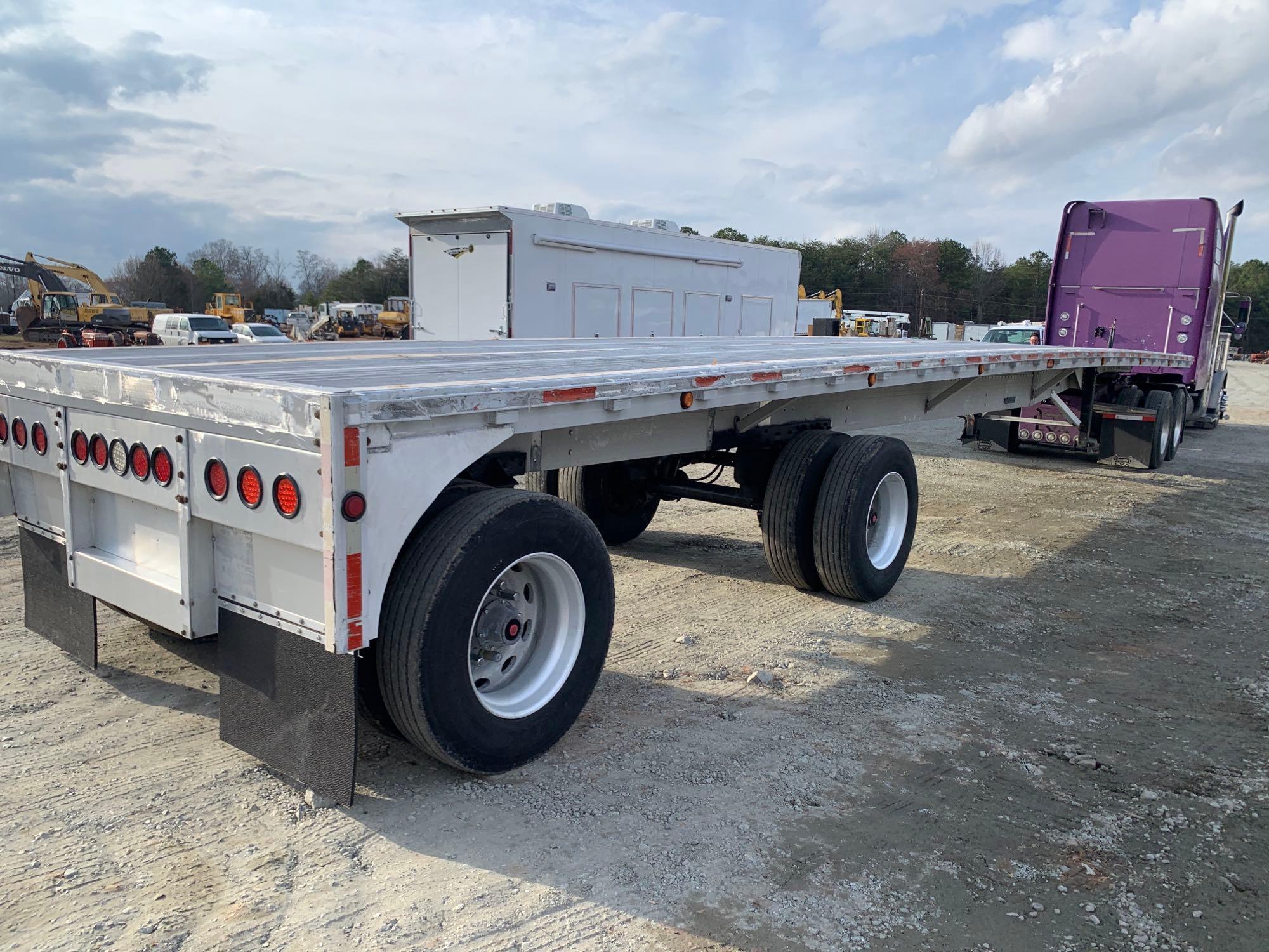 2000 REITNOUR 48FT SPREAD AXLE ALUMINUM FLATBED TRAILER