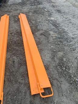 UNUSED WOLVERINE 7FT SKID STEER FORK EXTENSIONS