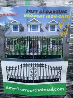 Unused 2022 Greatbear 20ft Bi-Parting Iron Gate (STAR PATTERN)