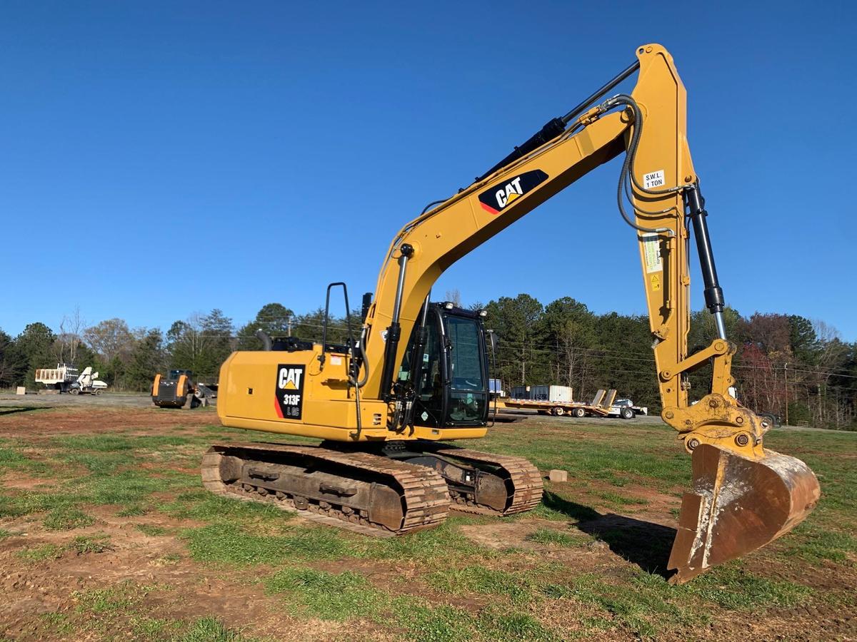 2017 CATERPILLAR 313FL HYDRAULIC EXCAVATOR