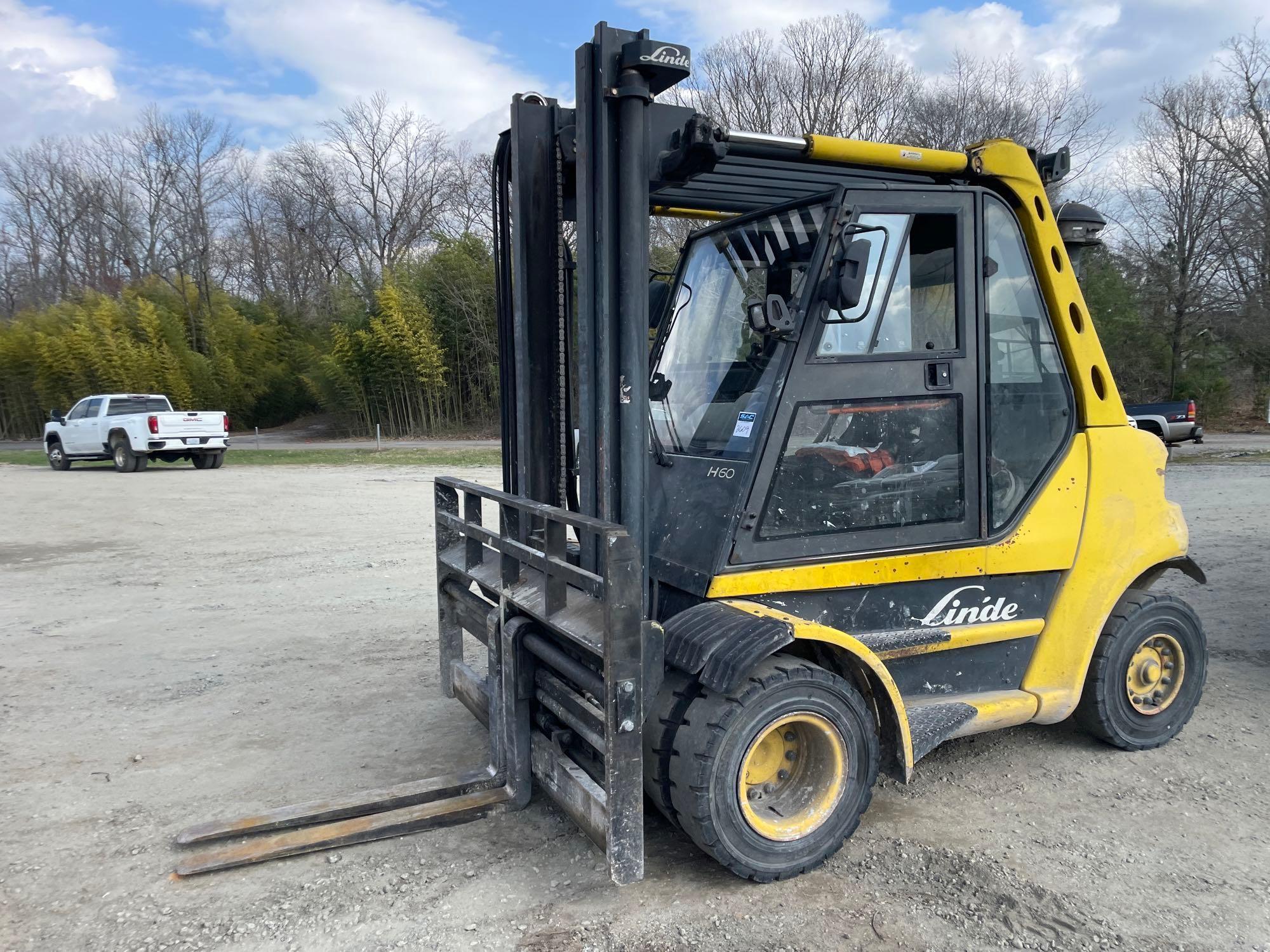 2008 LINDE H60D-03 13000LB FORKLIFT