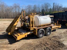 VERMEER NAVIGATOR D7X11A DIRECTIONAL DRILL MTD ON BELSHE T/A TAG TRAILER