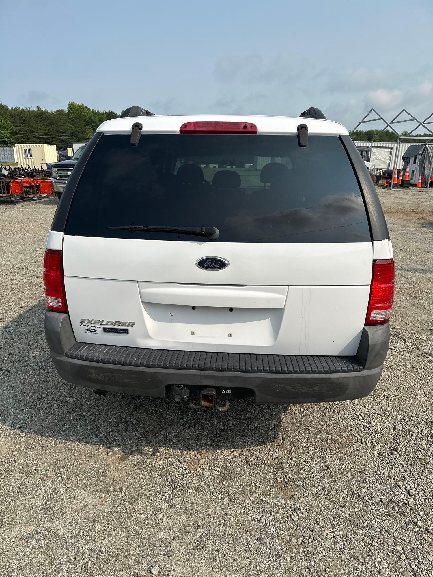 2003 FORD EXPLORER 4X4 SPORT UTILITY VEHICLE