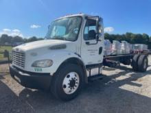 2009 FREIGHT LINER BUSINESS CLASS, M2 SINGLE AXLE CAB AND CHASSIS TRUCK