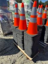 QTY OF 60 14x28IN SAFETY CONES