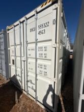 40 FOOT HIGH CUBE FOUR SIDE DOORS ONE MAIN DOOR SHIPPING CONTAINER