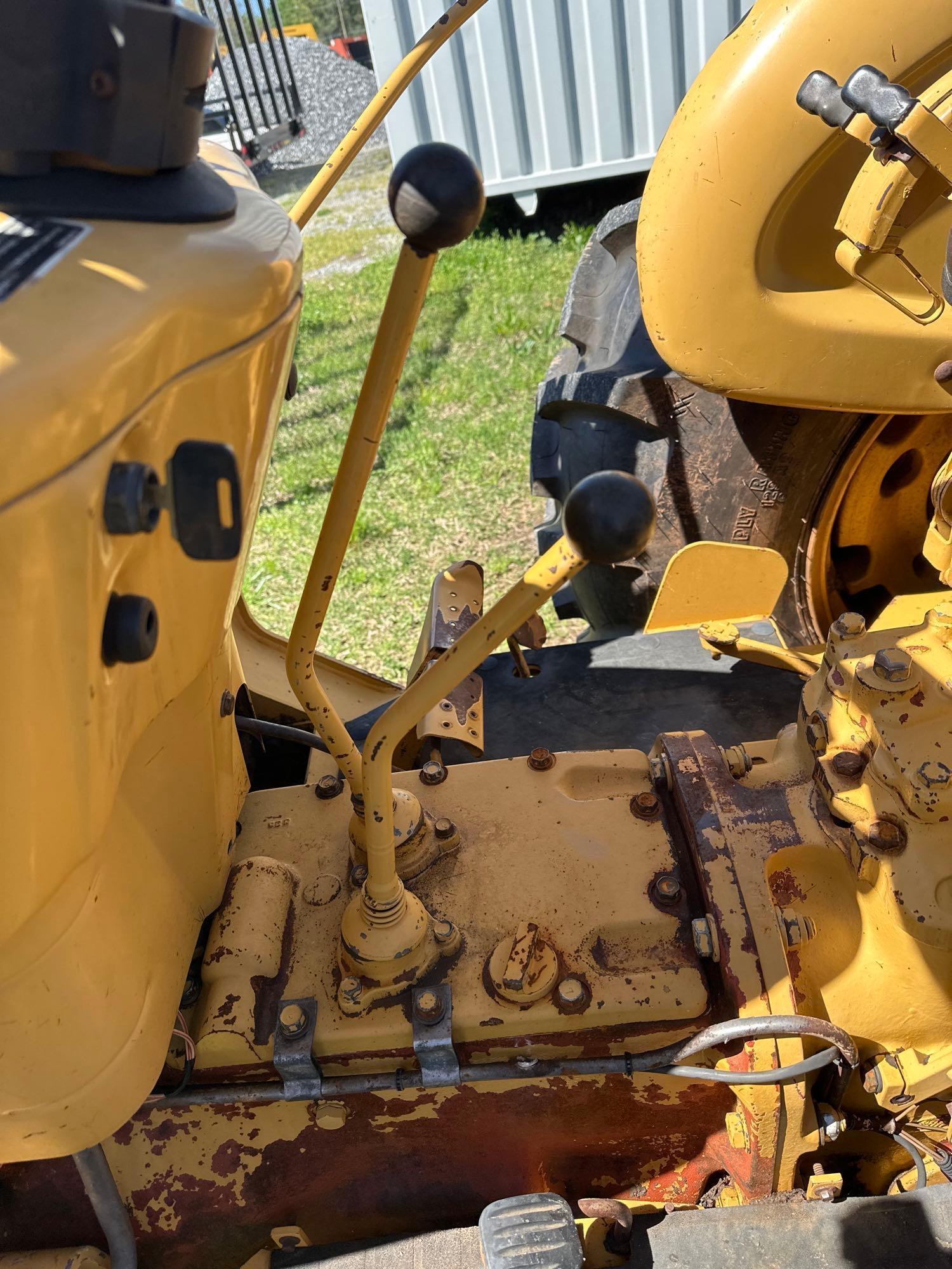 FORD 445D TRACTOR WITH BOX BLADE AND LOADER