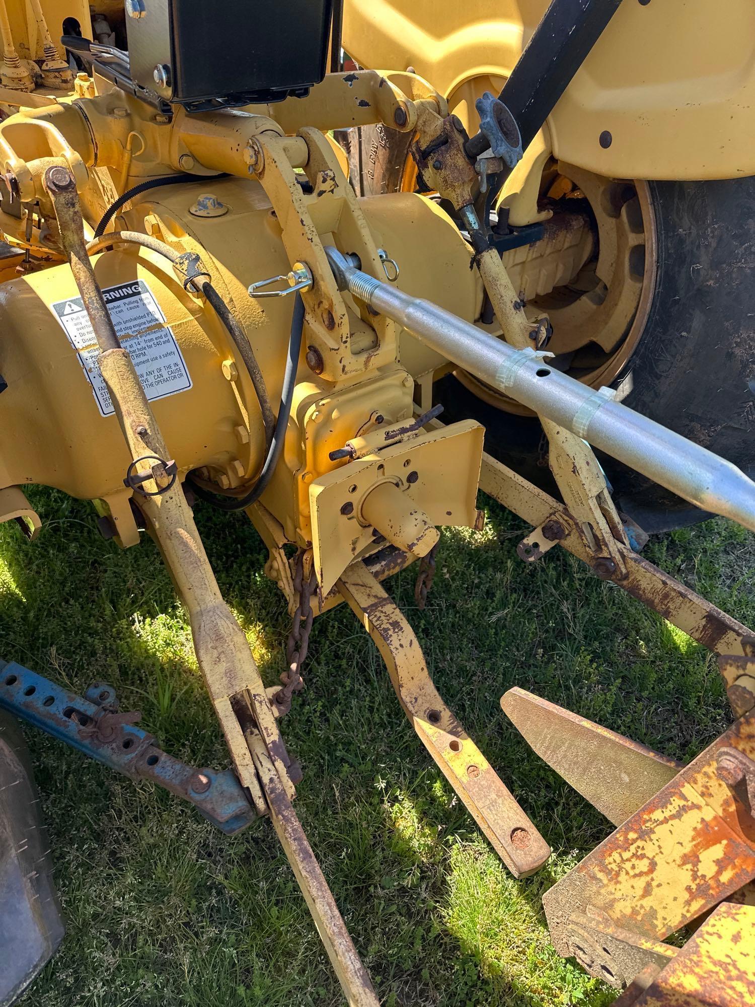 FORD 445D TRACTOR WITH BOX BLADE AND LOADER