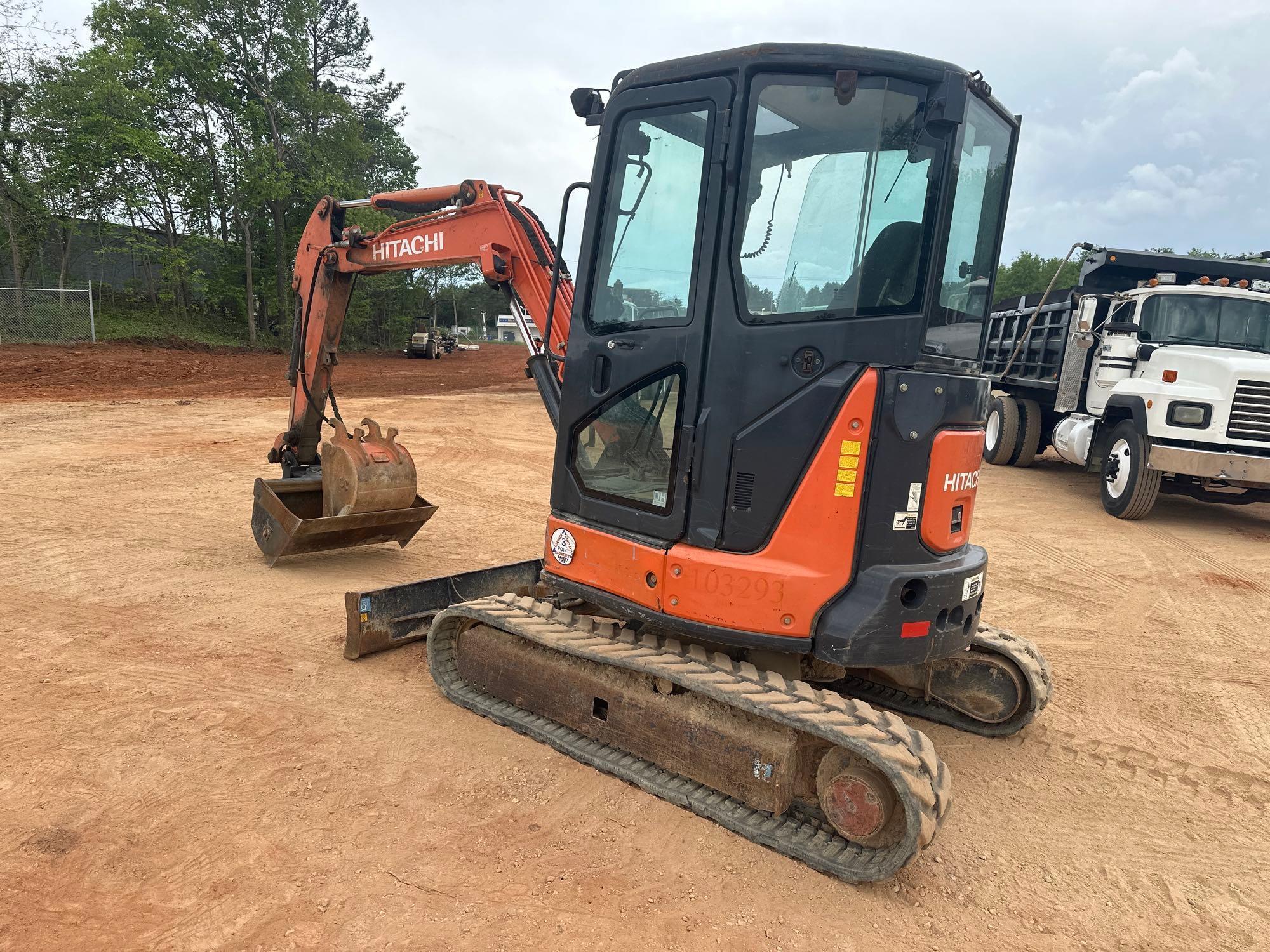 2015 HITACHI ZX35U-5 MINI EXCAVATOR