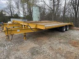 1996 HUDSON T/A 10 TON EQUIPMENT TRAILER