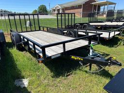 2022 BIG TEX 70PI-18XBK4RG Tandem Axle Pipe Top Utility Trailer