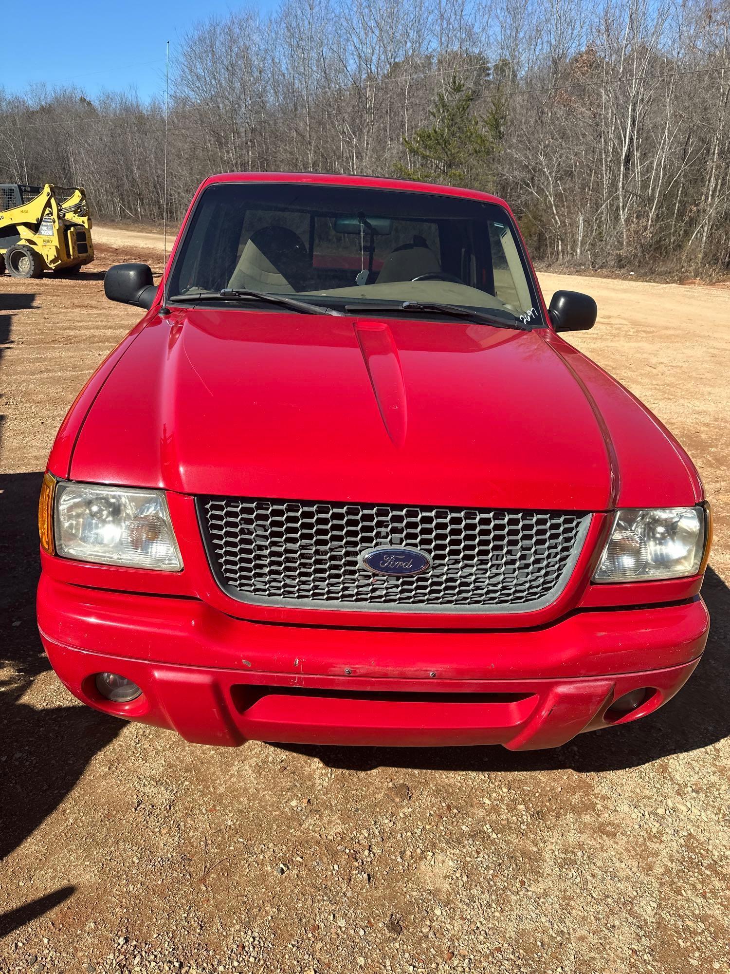 2002 FORD RANGER 2WD EXTENDED CAB TRUCK