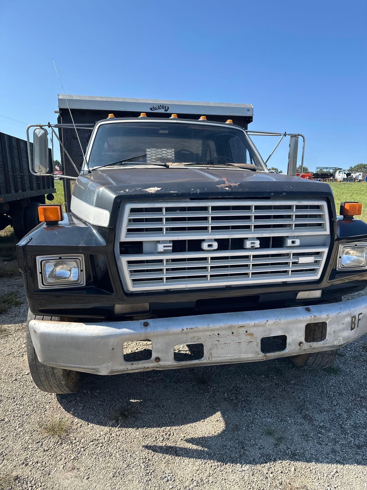 1984 FORD F-SERIES S/A DUMP TRUCK