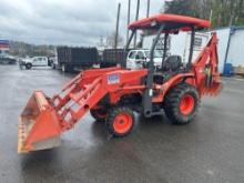 2017 KUBOTA B26 HST 4x4 LOADER BACKHOE