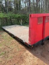 8FT x 29 FT FLAT BED TRUCK BODY W/ HEAD BOARD