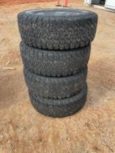 QTY OF 4 BF GOODRICH JEEP WHEELS W/ TIRES