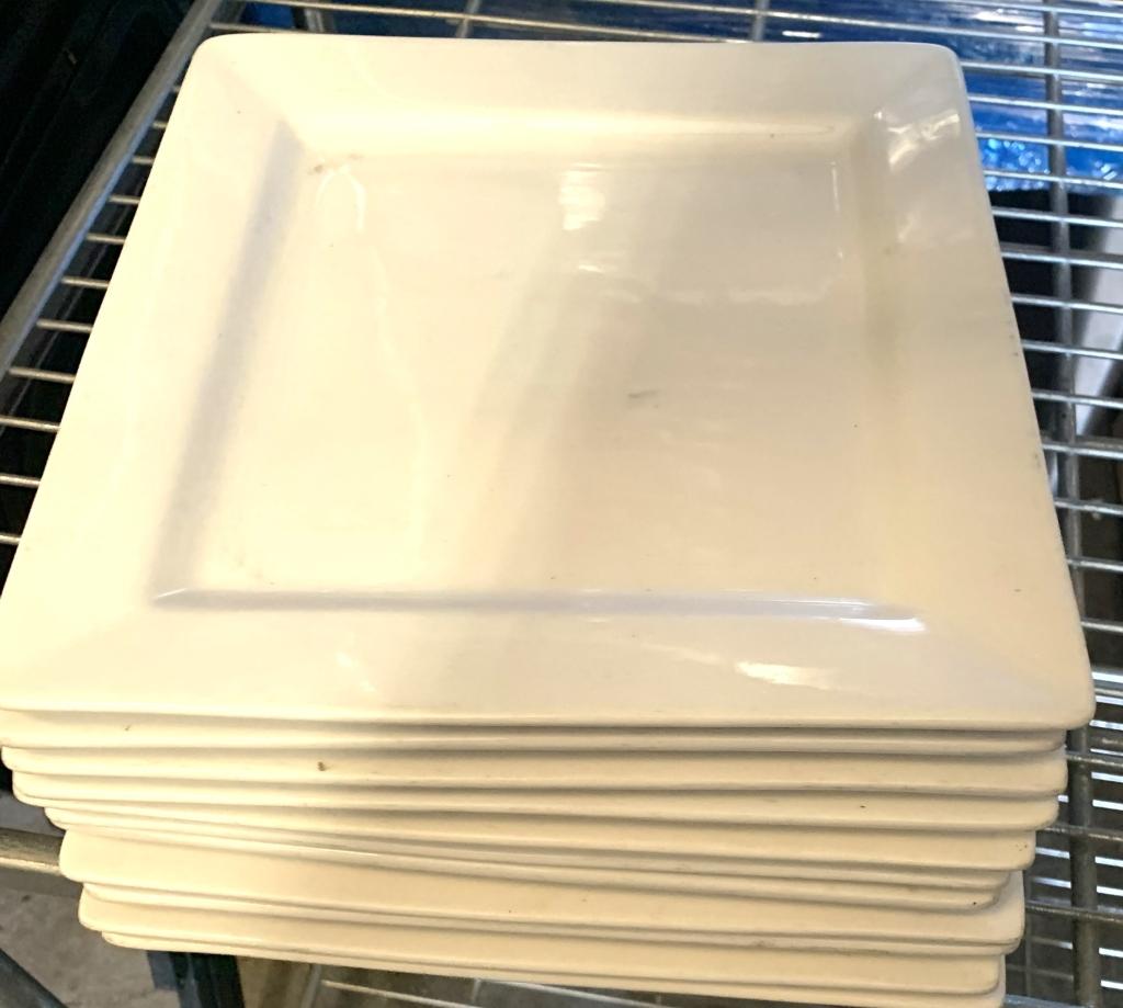 11" Square Plates