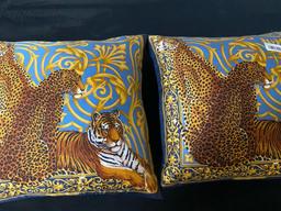 2 Salvatorre Ferragamo Pillows