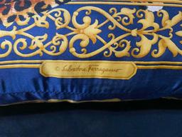 2 Salvatorre Ferragamo Pillows