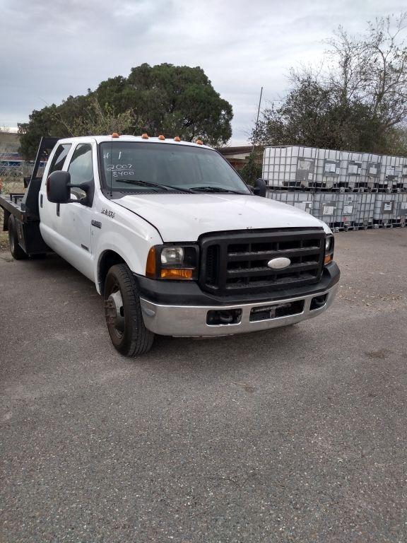 2007 F350 FLATBED DIESEL 6.0