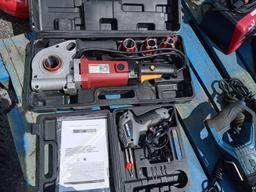 Battery Chargers, Soldering Gun Kit, Flashlights, Grinders, Reciprocating Saw, Digital Inspection