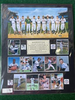 500HR Club signed 16x20 photo matted