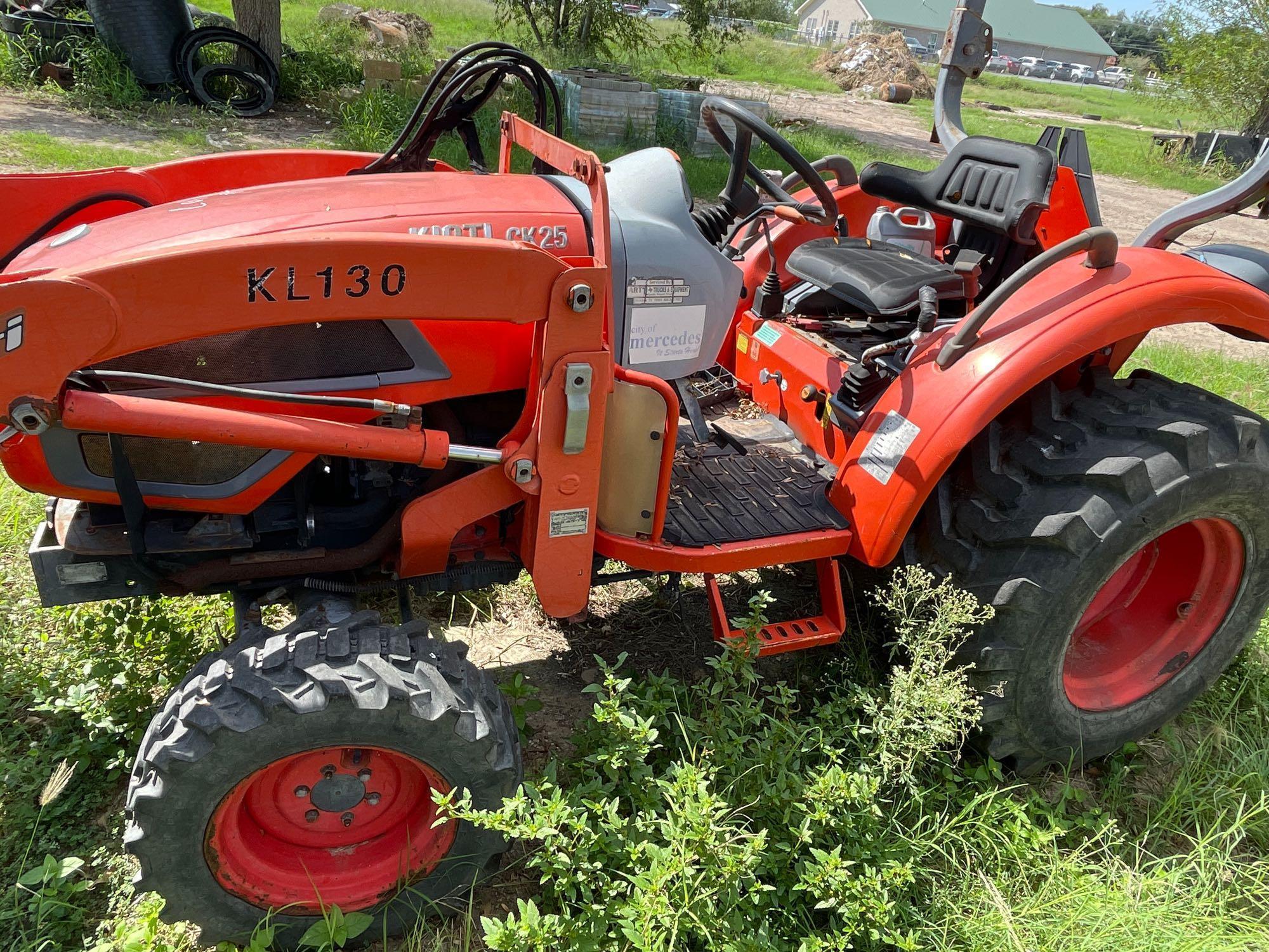 Kioti KL130 with Front Loader Attachment