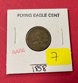 1858 Flying Eagle Cent