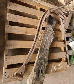 Vintage Plow, Wooden Swing