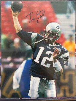 Tom Brady Signed Photo Patriots