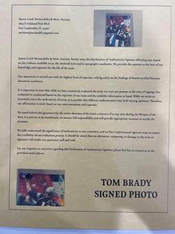 Tom Brady Signed Photo Patriots